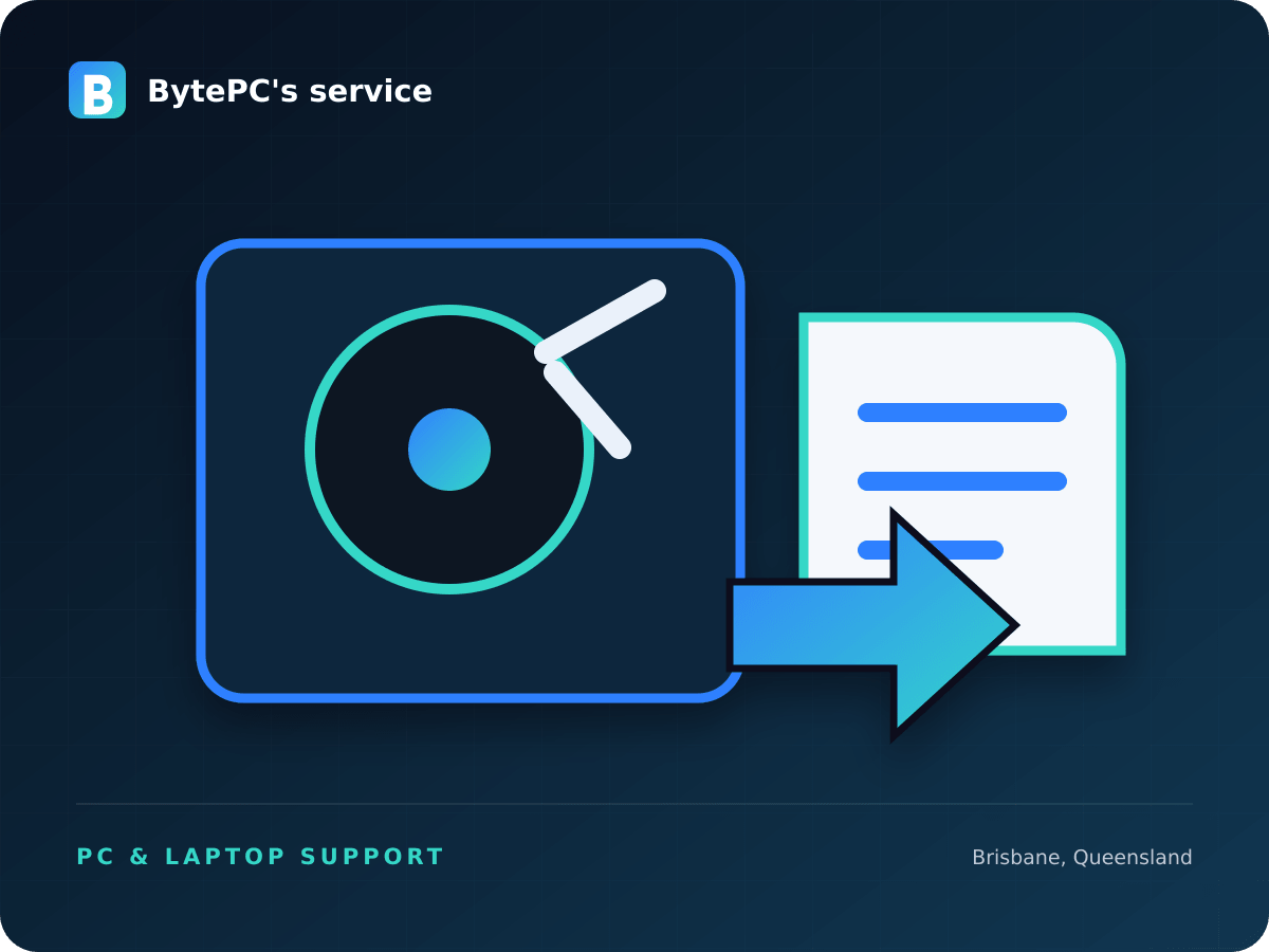 Illustration representing storage assessment and data recovery