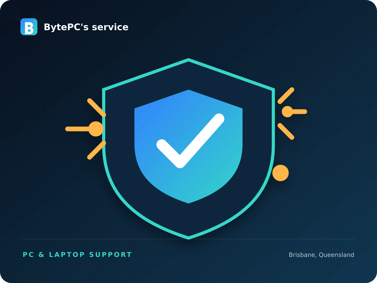 Illustration representing virus and malware removal